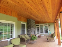 Back deck construction