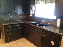 Kitchen sink and countertop remodel